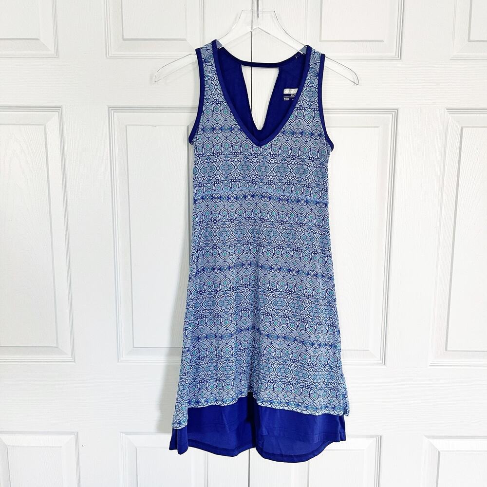 Marmot Larissa Sleeveless Tank Dress In Spectrum Blue Sage SPF 30